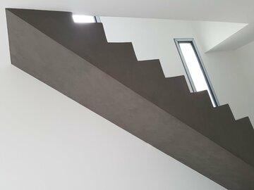 Escalier moderne en béton décoratif 